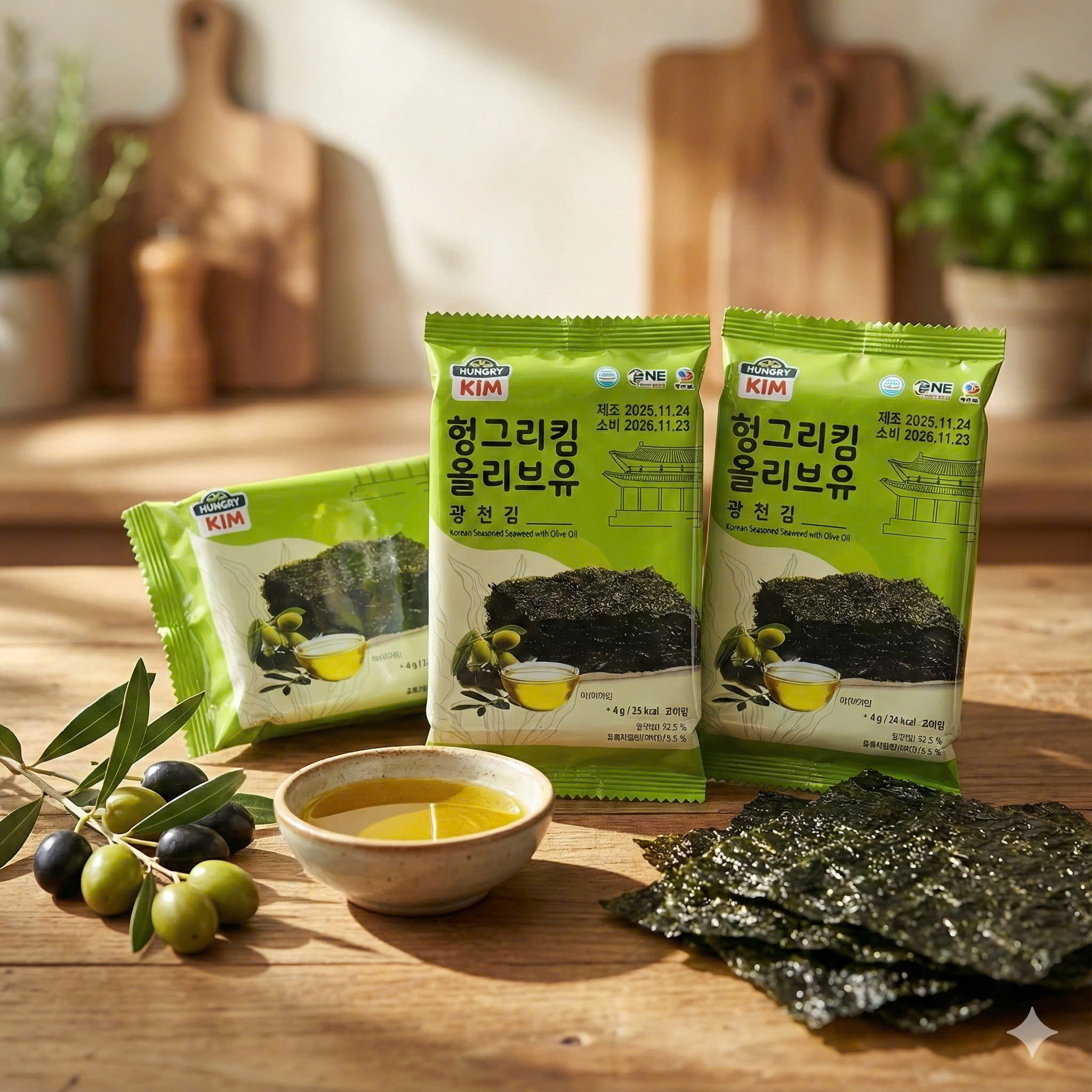 Rong biển tẩm dầu OLIU HÀN QUỐC